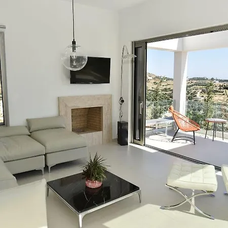 Villa Elite Crete Antheklia 3 Bedroom Sea View Private Pool Aghia Pelagia *