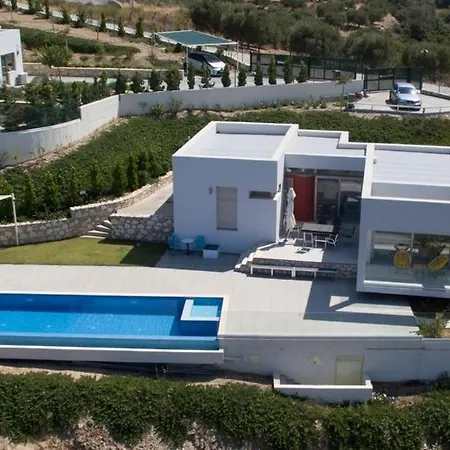 Villa Elite Crete Antheklia 3 Bedroom Sea View Private Pool Aghia Pelagia