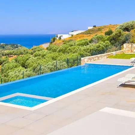 Villa Elite Crete Antheklia 3 Bedroom Sea View Private Pool Aghia Pelagia Agia Pelagia (Crete)